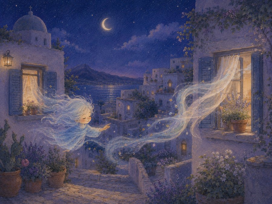 Illustration for The Wind That Asked Permission
