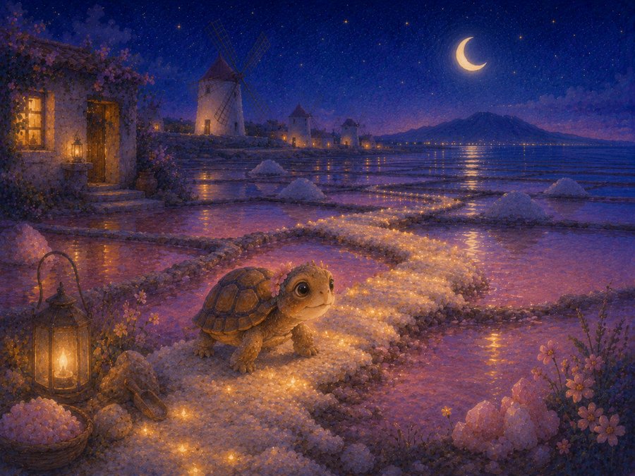 Illustration for The Turtle and the Salt Path