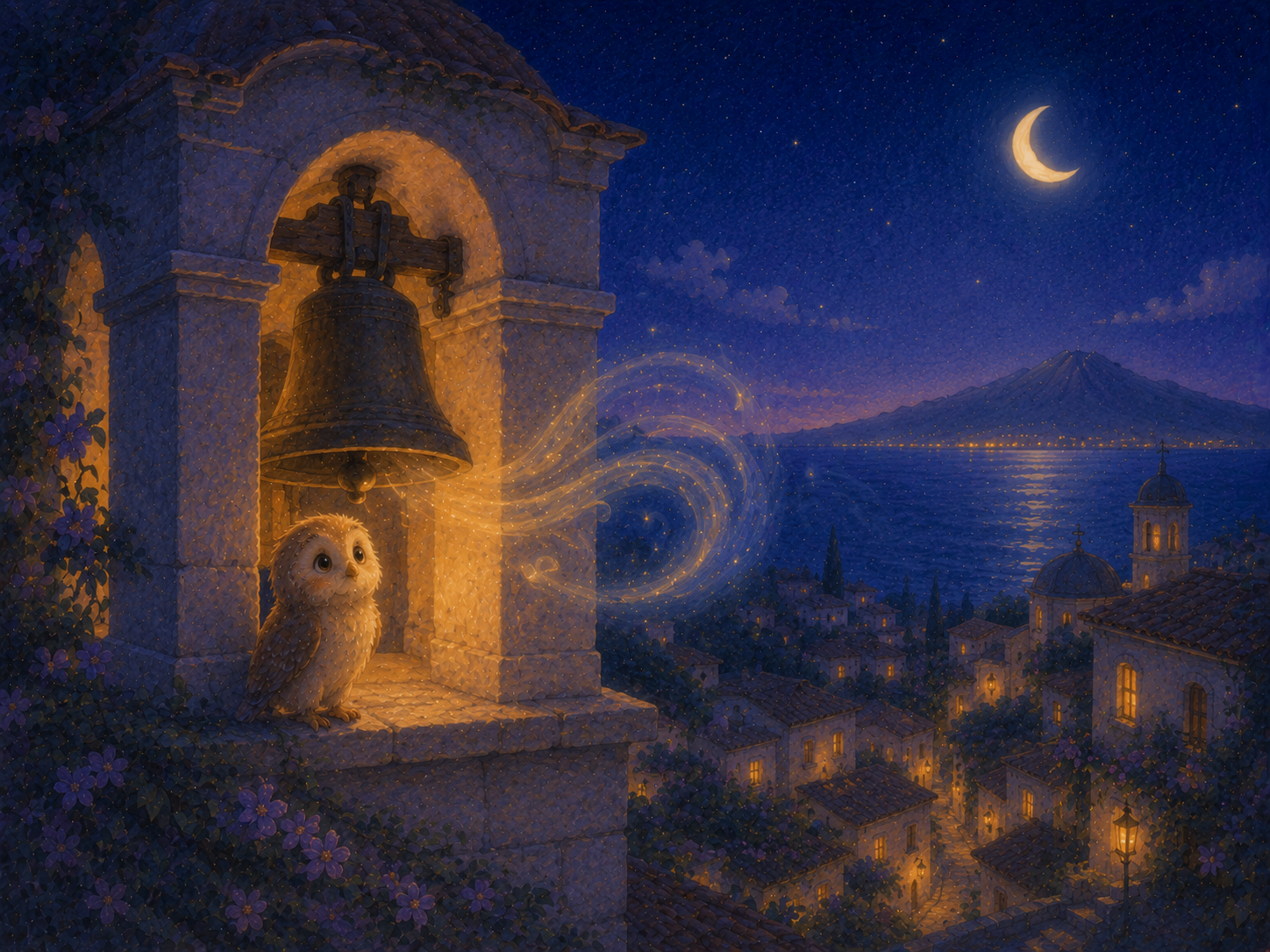 Illustrazione per Il campanile che imparò a sussurrare