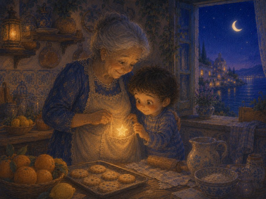 Illustration for The Star in Grandma’s Apron