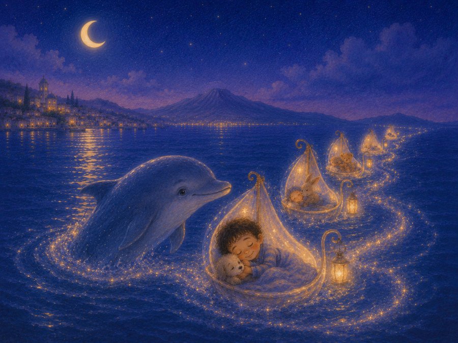 Illustration for The Dolphin That Guided Dreams
