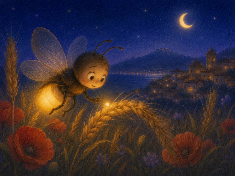 Illustration for The Firefly That Lost Her Dot