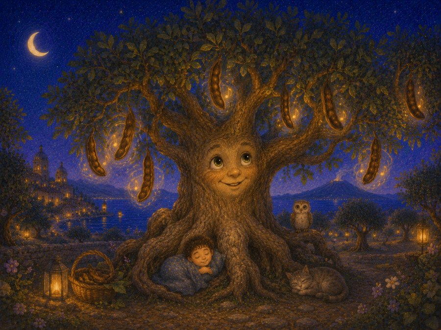 Illustration for The Carob Tree of Long Dreams