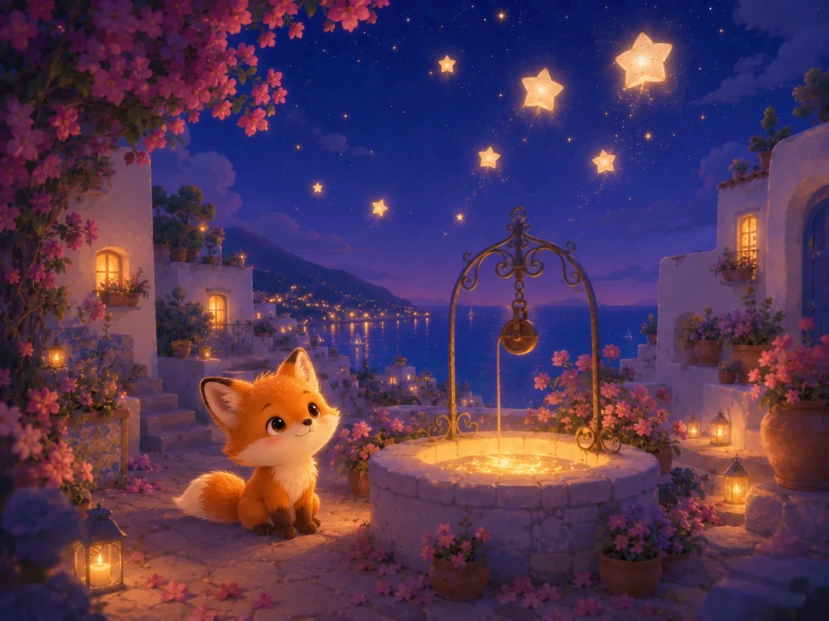 Illustrazione per Violetta e il pozzo delle stelle