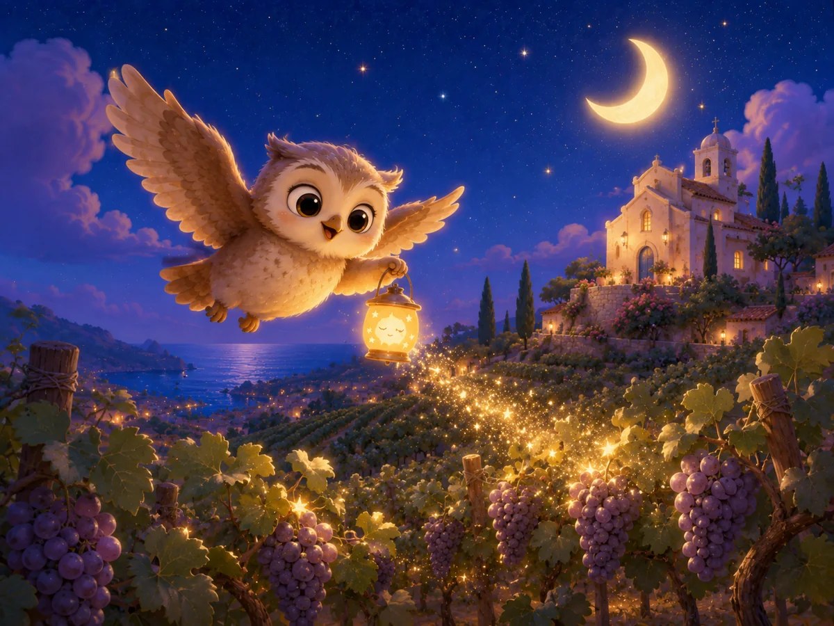 Illustrazione per Orazio e l’uva di stelle